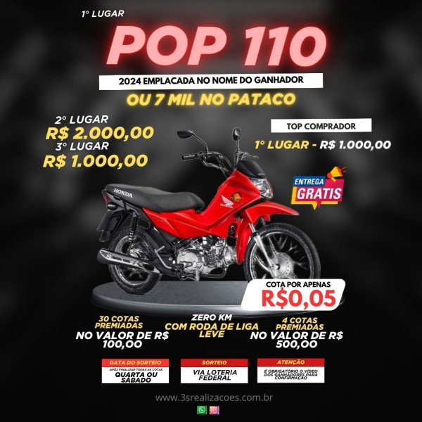 POP110 OU 7 MIL NO PATACO